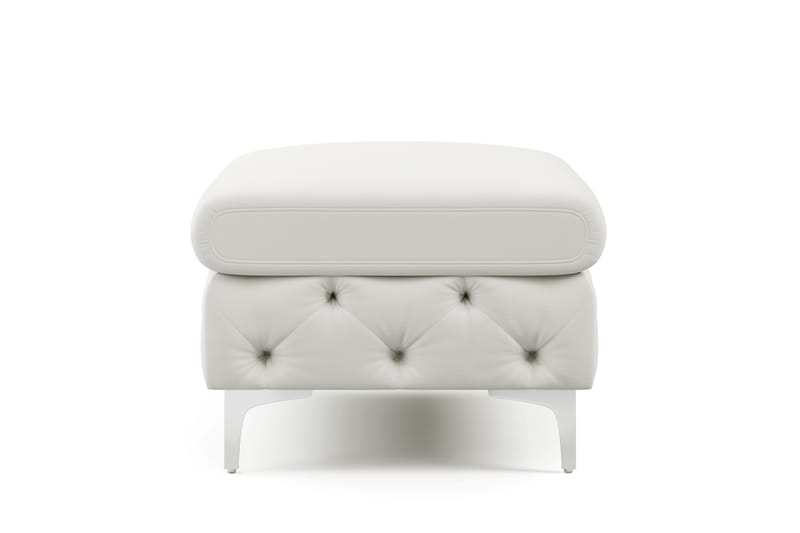 Glennie Fotskammel 67 cm Rektangulær - Beige - Møbler - Stoler & lenestoler - Krakk - Fotskammel