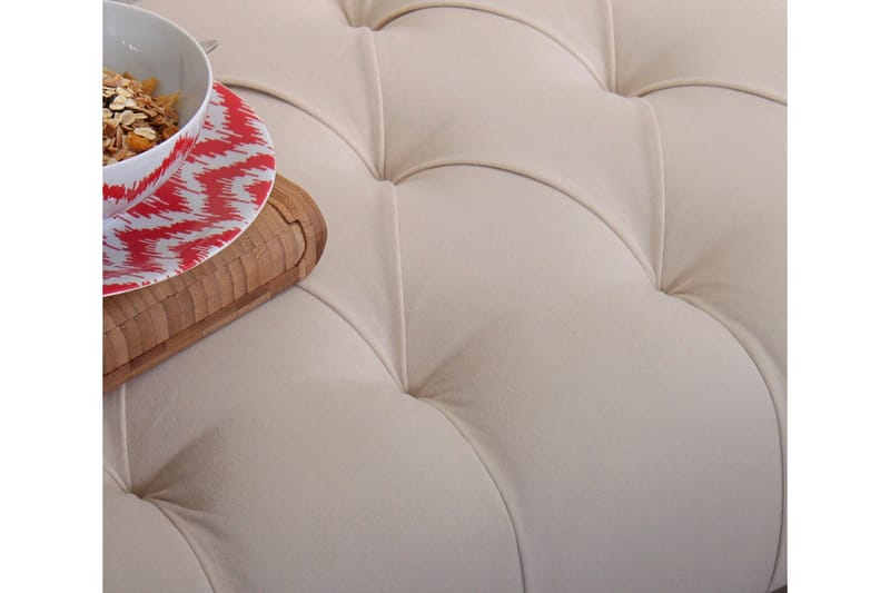 Hodgenville Fotskammel 92 cm Rektangulär - Kremhvit - Møbler - Stoler & lenestoler - Krakk - Fotskammel