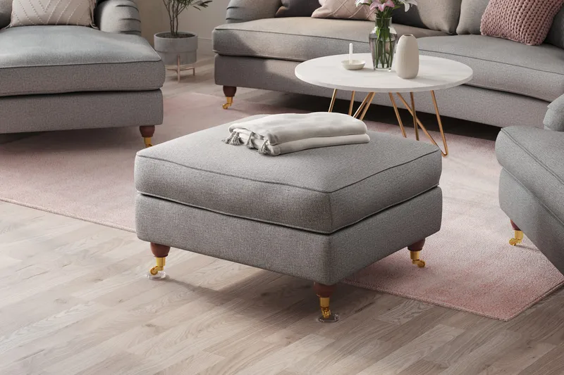 Howard Lyx Fotskammel - Grå - Møbler - Stoler & lenestoler - Krakk - Fotskammel