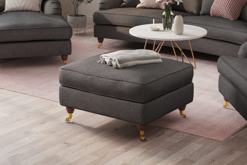 Howard Lyx Fotskammel - Mørkegrå - Møbler - Stoler & lenestoler - Krakk - Fotskammel