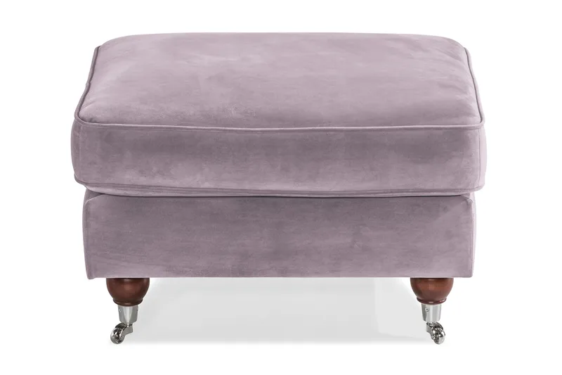 Howard Riviera Fotskammel Fløyel - Lilla - Møbler - Stoler & lenestoler - Krakk - Fotskammel
