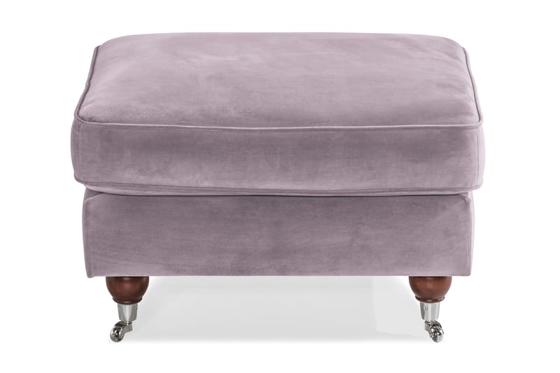 Howard Riviera Fotskammel Fløyel - Lilla - Møbler - Stoler & lenestoler - Krakk - Fotskammel