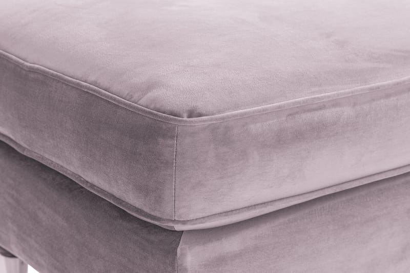 Howard Riviera Fotskammel Fløyel - Lilla - Møbler - Stoler & lenestoler - Krakk - Fotskammel