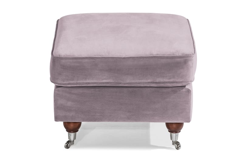 Howard Riviera Fotskammel Fløyel - Lilla - Møbler - Stoler & lenestoler - Krakk - Fotskammel