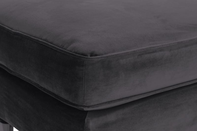 Howard Riviera Fotskammel Fløyel - Mørkegrå - Møbler - Stoler & lenestoler - Krakk - Fotskammel