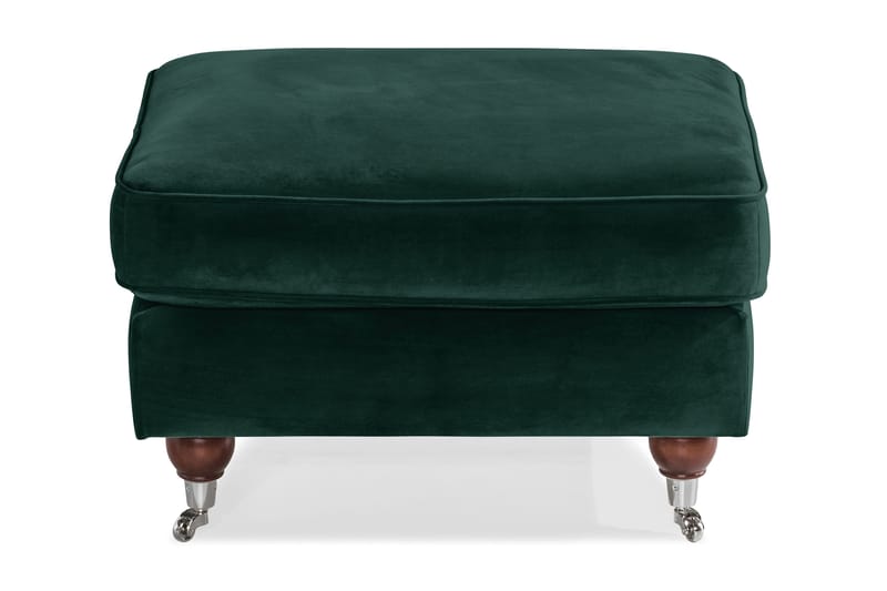 Howard Riviera Fotskammel Fløyel - Mørkegrønn - Møbler - Stoler & lenestoler - Krakk - Fotskammel