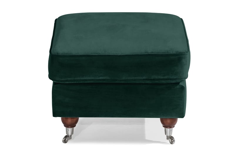 Howard Riviera Fotskammel Fløyel - Mørkegrønn - Møbler - Stoler & lenestoler - Krakk - Fotskammel