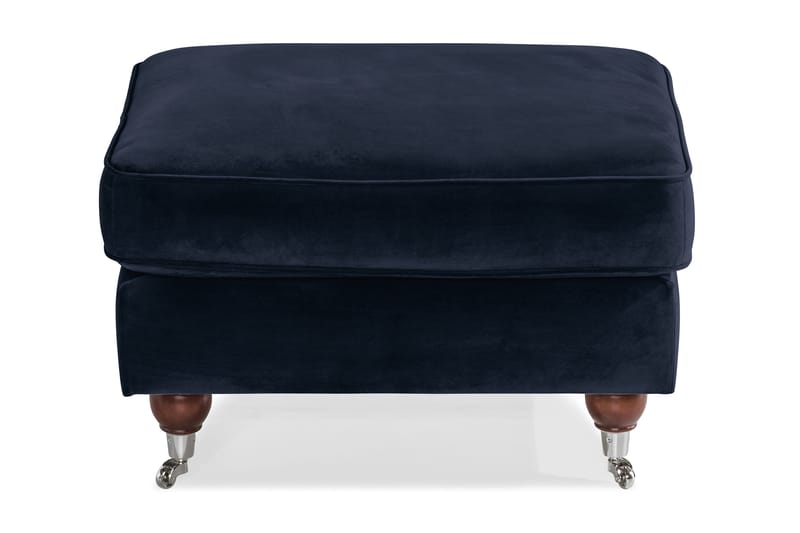 Howard Riviera Fotskammel Fløyel - Midnattsblå - Møbler - Stoler & lenestoler - Krakk - Fotskammel