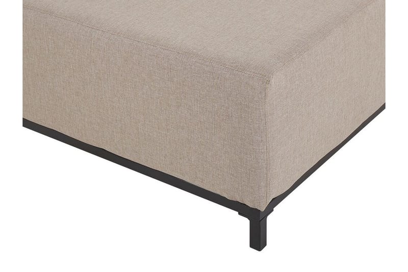 Hughen Fotskammel - Beige/Svart - Møbler - Stoler & lenestoler - Krakk - Fotskammel