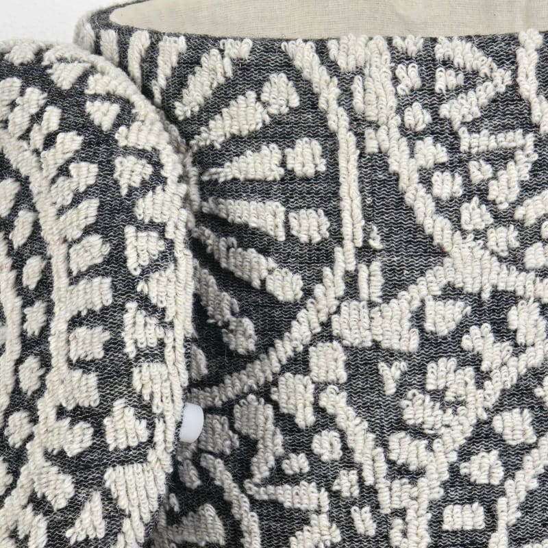 Ivoino krakk 40 cm - Svart/hvit - Møbler - Stoler & lenestoler - Krakk - Fotskammel - Fotskammel med oppbevaring