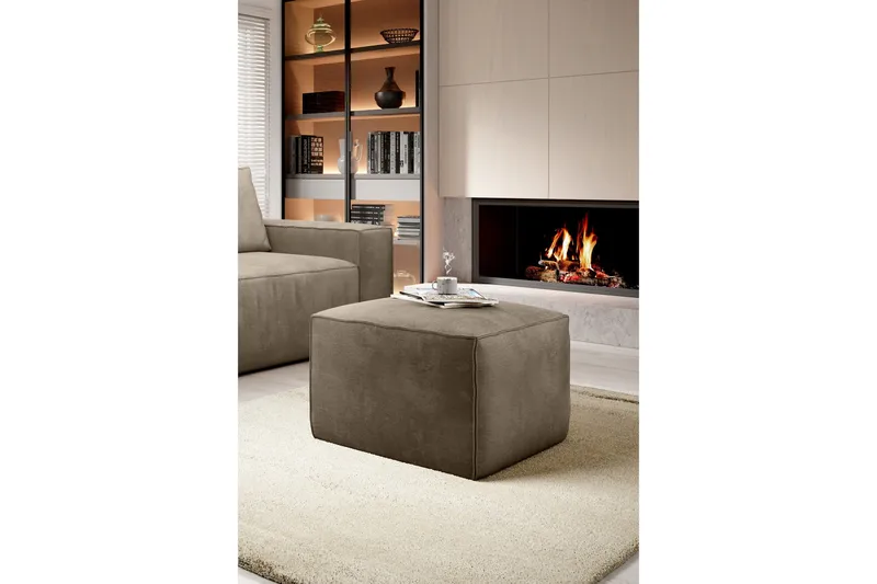 Kamli Fotskammel - Beige - Møbler - Stoler & lenestoler - Krakk - Fotskammel