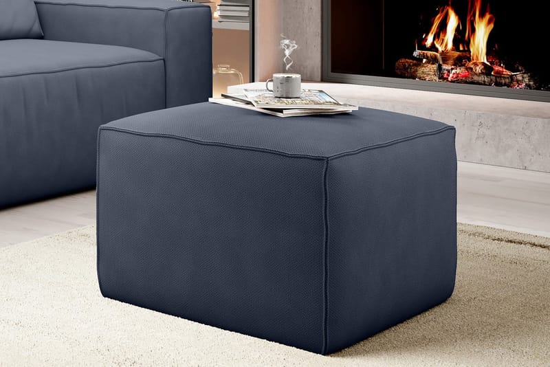 Kamli Fotskammel - Blå - Møbler - Stoler & lenestoler - Krakk - Fotskammel