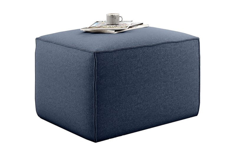 Kamli Fotskammel - Blå - Møbler - Stoler & lenestoler - Krakk - Fotskammel
