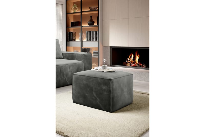 Kamli Fotskammel - Grå - Møbler - Stoler & lenestoler - Krakk - Fotskammel