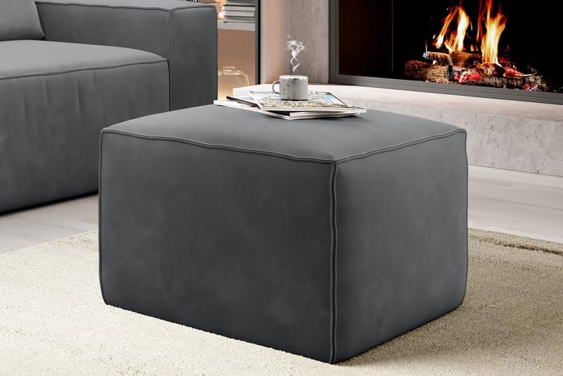 Kamli Fotskammel - Grå - Møbler - Stoler & lenestoler - Krakk - Fotskammel