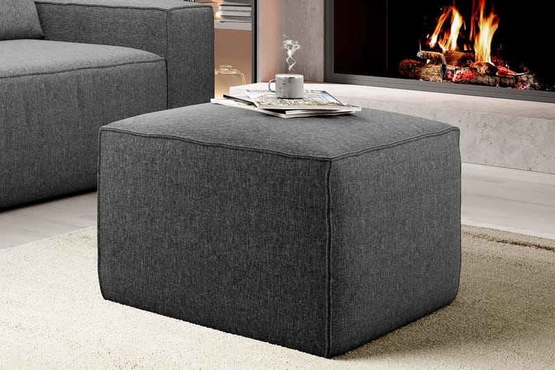 Kamli Fotskammel - Grå - Møbler - Stoler & lenestoler - Krakk - Fotskammel