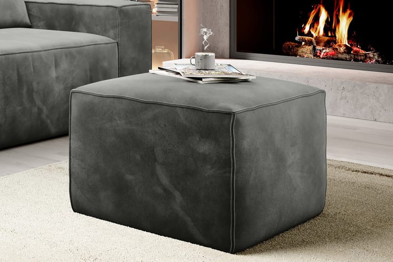 Kamli Fotskammel - Grå - Møbler - Stoler & lenestoler - Krakk - Fotskammel