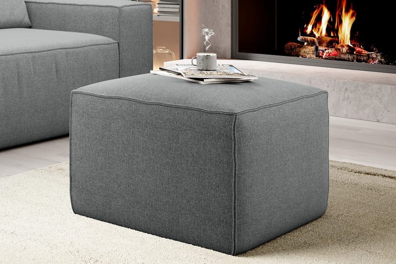 Kamli Fotskammel - Grå - Møbler - Stoler & lenestoler - Krakk - Fotskammel