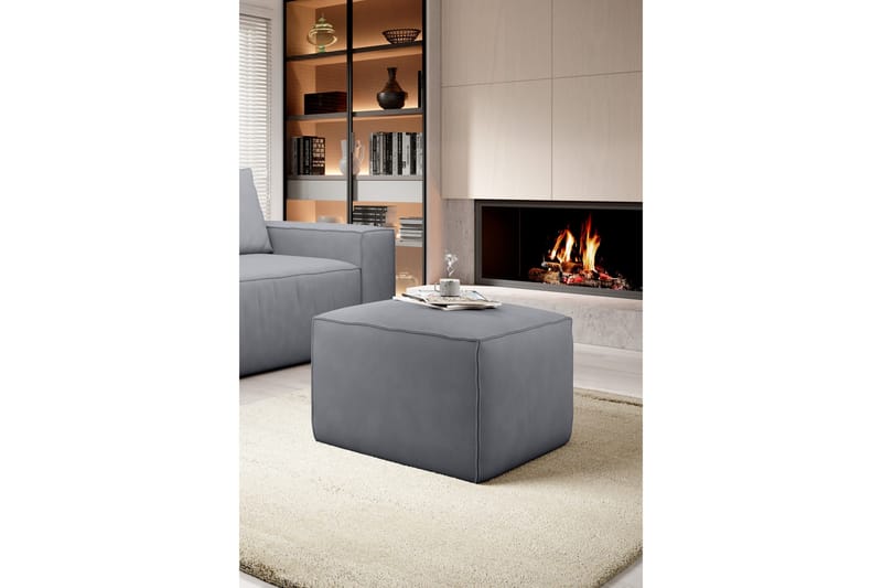 Kamli Fotskammel - Grå - Møbler - Stoler & lenestoler - Krakk - Fotskammel