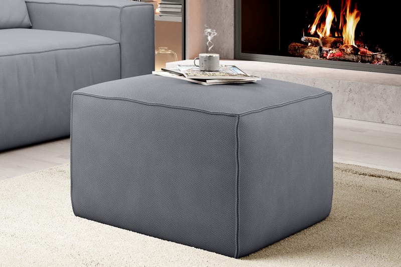 Kamli Fotskammel - Grå - Møbler - Stoler & lenestoler - Krakk - Fotskammel