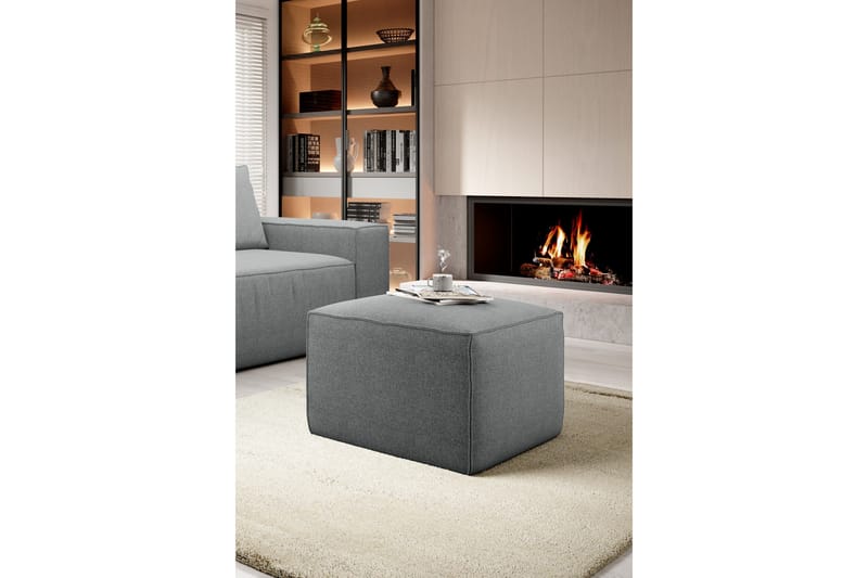 Kamli Fotskammel - Grå - Møbler - Stoler & lenestoler - Krakk - Fotskammel