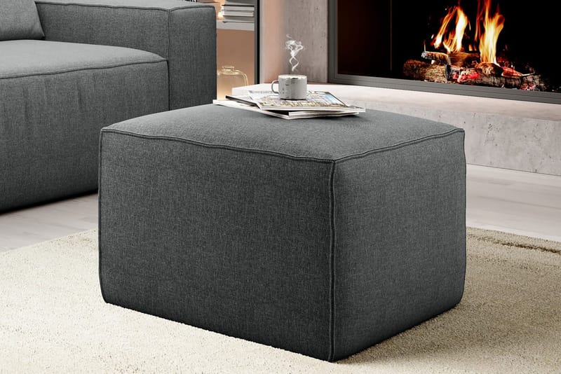 Kamli Fotskammel - Grå - Møbler - Stoler & lenestoler - Krakk - Fotskammel