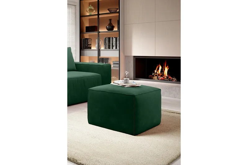 Kamli Fotskammel - Grønn - Møbler - Stoler & lenestoler - Krakk - Fotskammel