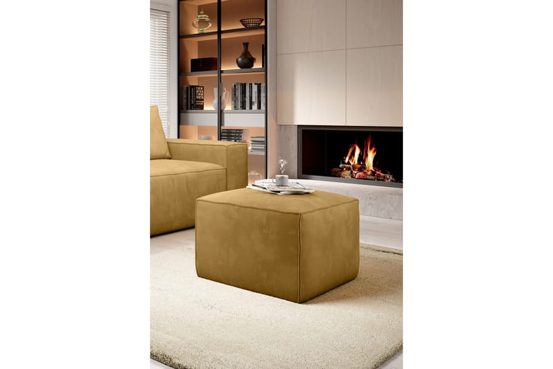 Kamli Fotskammel - Gul - Møbler - Stoler & lenestoler - Krakk - Fotskammel