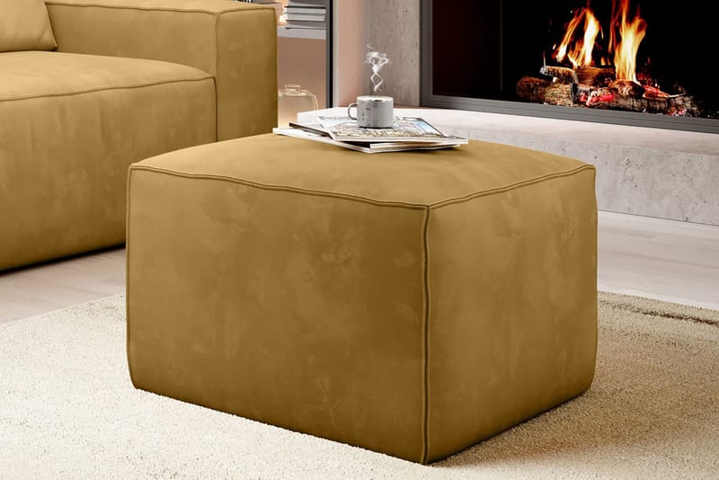 Kamli Fotskammel - Gul - Møbler - Stoler & lenestoler - Krakk - Fotskammel