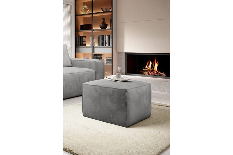 Kamli Fotskammel - Lysegrå - Møbler - Stoler & lenestoler - Krakk - Fotskammel