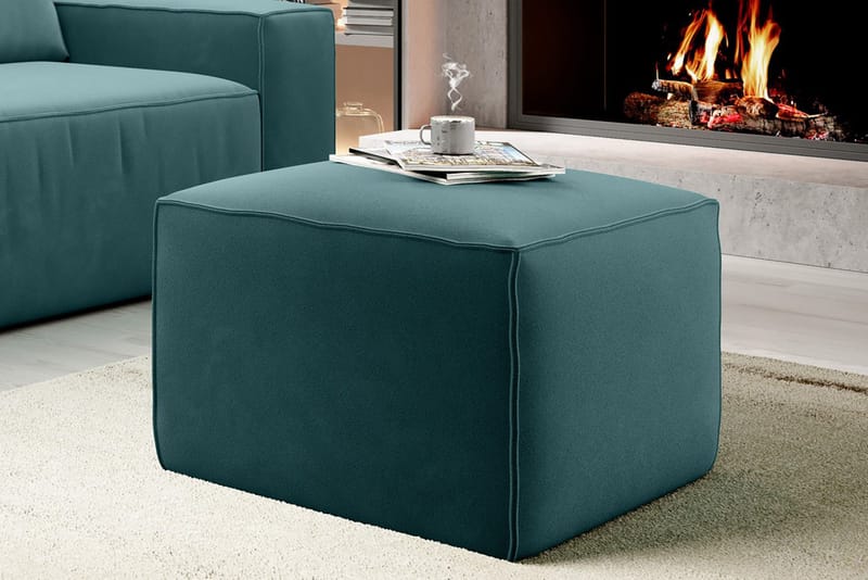 Kamli Fotskammel - Turkis - Møbler - Stoler & lenestoler - Krakk - Fotskammel