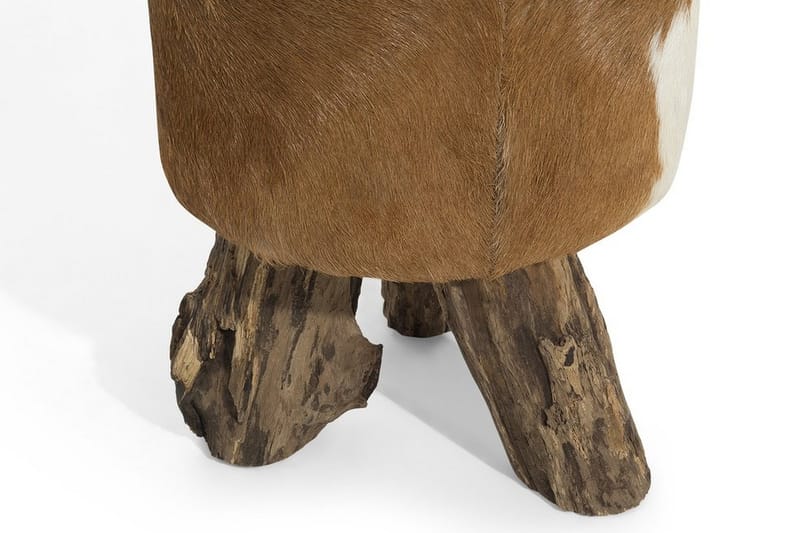 Kent Fotskammel 50 / 50 cm - Brun - Møbler - Stoler & lenestoler - Krakk - Fotskammel