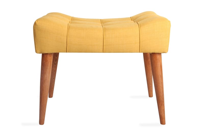 Khyair Fotskammel - Gul - Møbler - Stoler & lenestoler - Krakk - Fotskammel