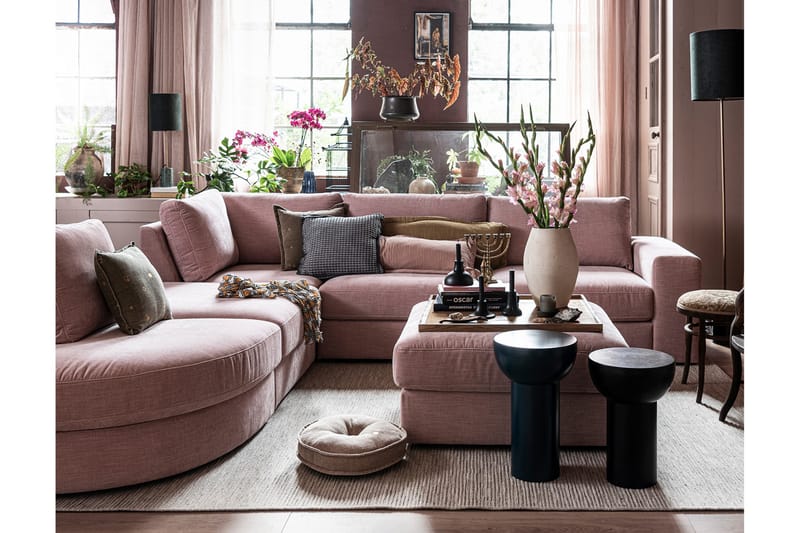 Kielstra Fotskammel - Rosa - Øvrige moduler for modulsofa - Fotskammel