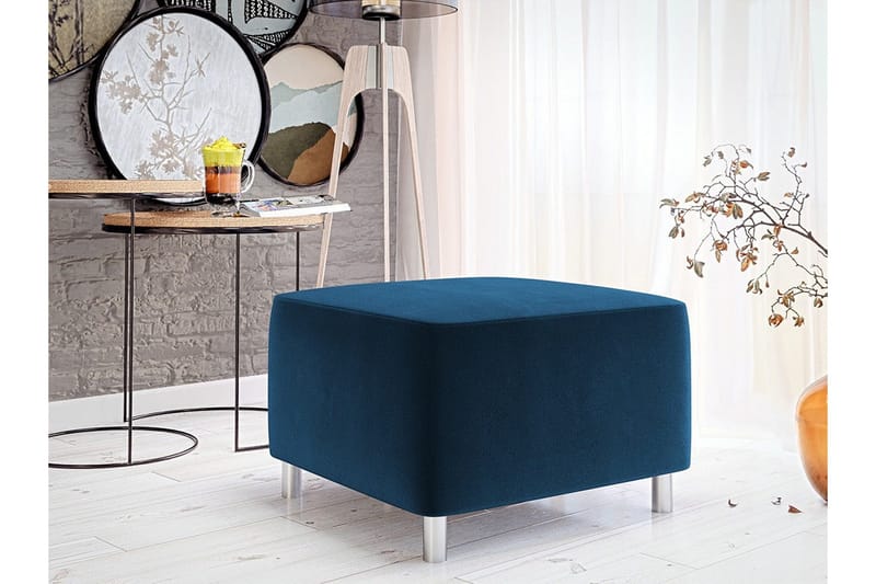 Kintore Fotpall 56 cm Dark blue - Møbler - Stoler & lenestoler - Krakk - Fotskammel
