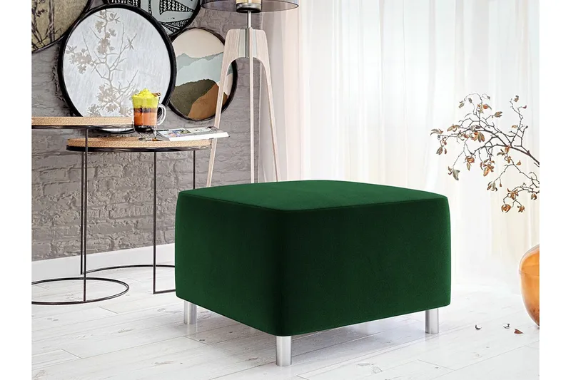 Kintore Fotpall 56 cm Dark green - Møbler - Stoler & lenestoler - Krakk - Fotskammel