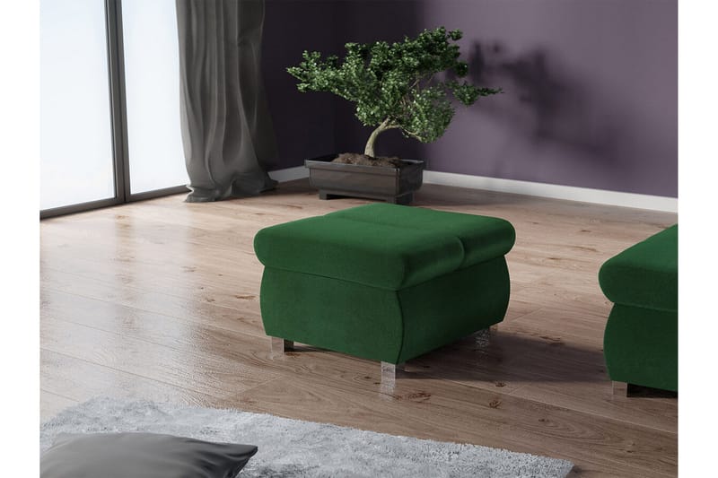 Kintore Fotpall 60 cm Dark green - Møbler - Stoler & lenestoler - Krakk - Fotskammel