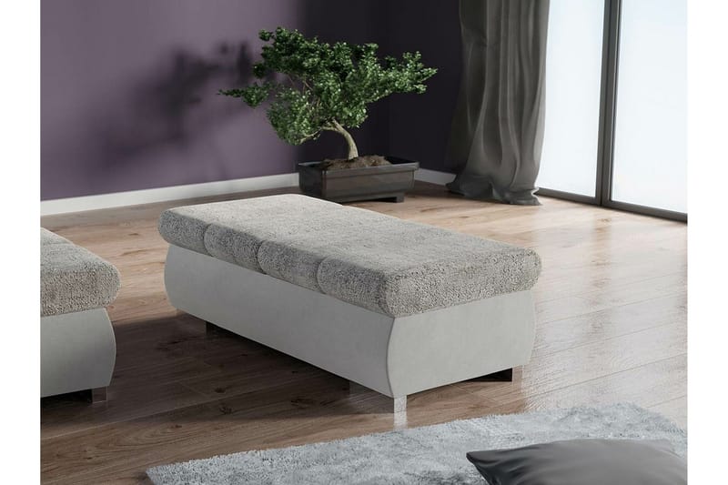 Kintore Fotpall 60 cm Ljusgrå - Møbler - Stoler & lenestoler - Krakk - Fotskammel