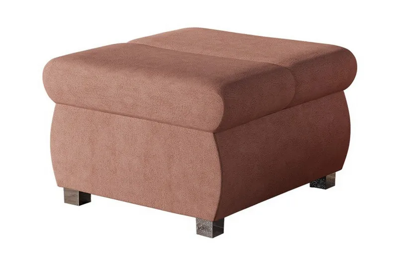 Kintore Fotpall 60 cm Pink/Brown, undefined