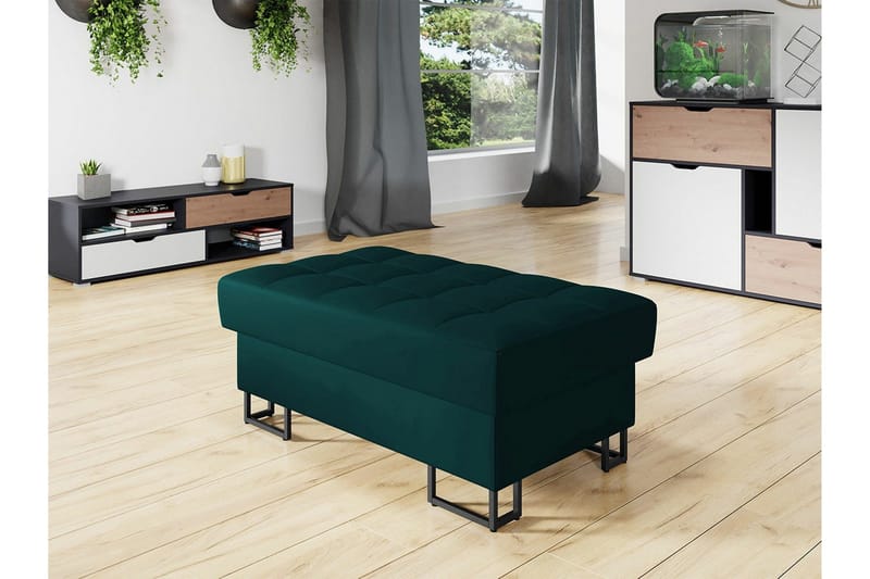 Kintore Fotpall 67 cm Dark green - Møbler - Stoler & lenestoler - Krakk - Fotskammel