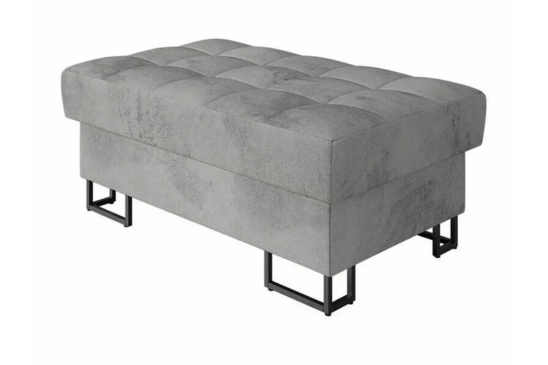 Kintore Fotpall 67 cm Ljusgrå, undefined