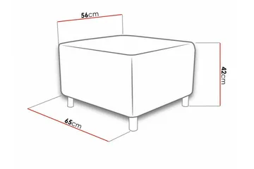 Kintore fotskammel 56 cm - Møbler - Stoler & lenestoler - Krakk - Fotskammel