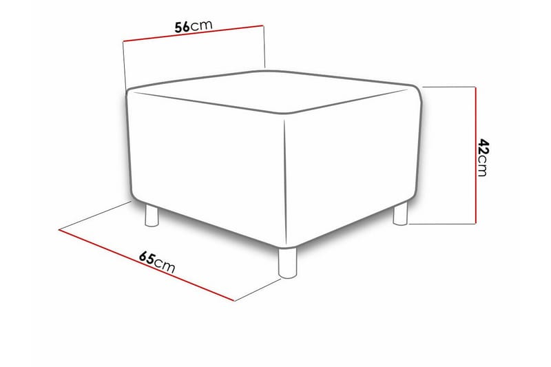Kintore fotskammel 56 cm - Møbler - Stoler & lenestoler - Krakk - Fotskammel