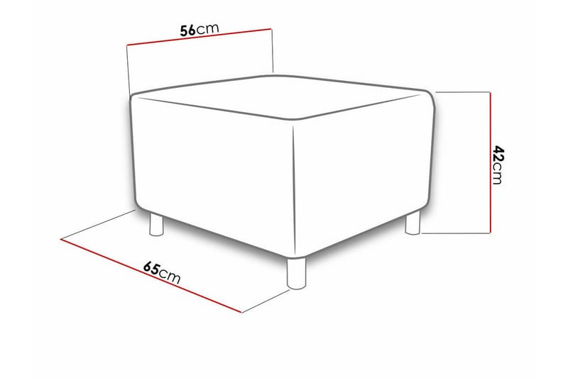 Kintore fotskammel 56 cm - Møbler - Stoler & lenestoler - Krakk - Fotskammel