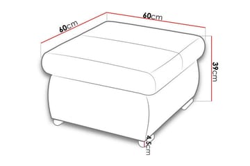 Kintore fotskammel 60 cm - Møbler - Stoler & lenestoler - Krakk - Fotskammel