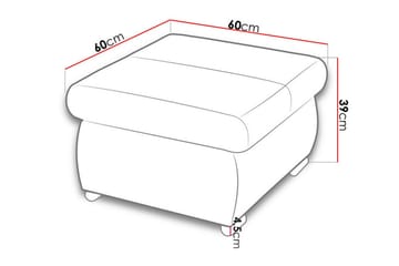 Kintore fotskammel 60 cm - Møbler - Stoler & lenestoler - Krakk - Fotskammel