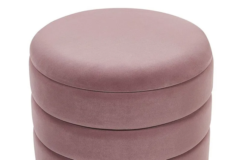 Lerbodatorp Fotskammel med Oppbevaring 2-pk - Rosa - Møbler - Stoler & lenestoler - Krakk - Fotskammel - Fotskammel med oppbevaring