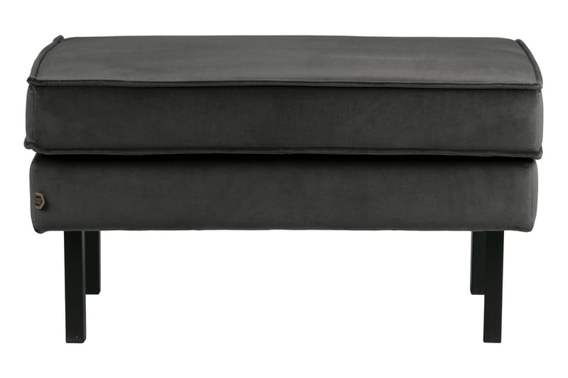 Lissbon Fotskammel Fløyel - Antrasitt - Møbler - Stoler & lenestoler - Krakk - Fotskammel
