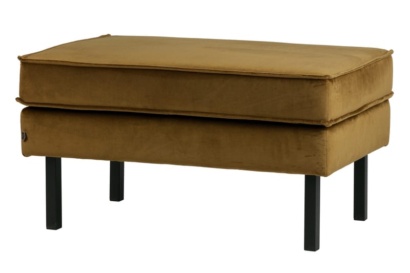 Lissbon Fotskammel Fløyel, Honninggul