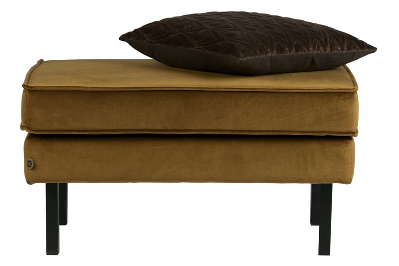 Lissbon Fotskammel Fløyel - Honninggul - Møbler - Stoler & lenestoler - Krakk - Fotskammel